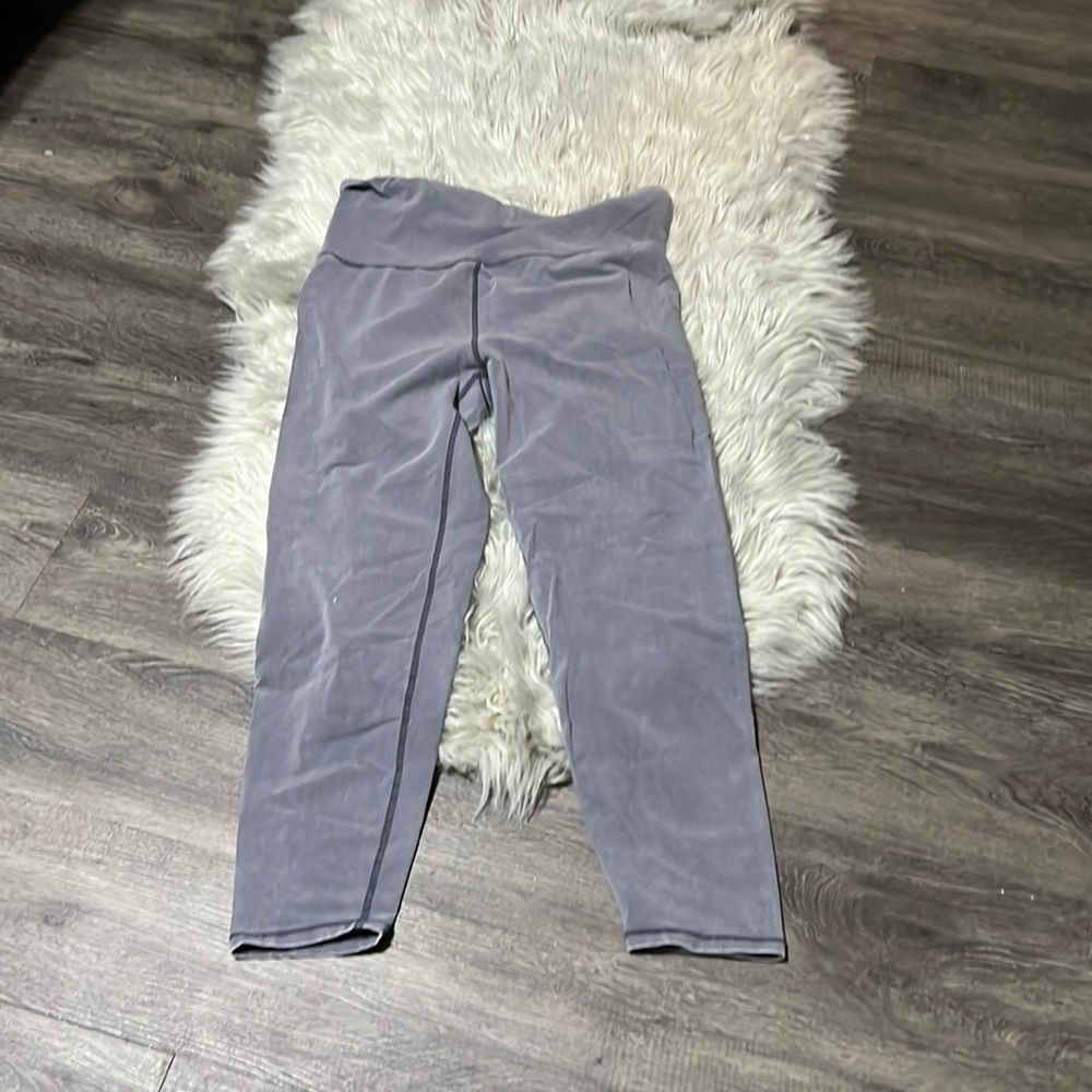 Leggings, gray, size large, cotton on brand, high waist